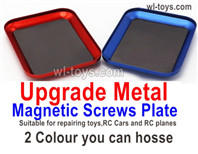 HG P410 Parts Upgrade Metal Magnetic Screws Plate for 1/10 HengGuan P410 Raptor Pickup RC Car Vehicles Model.
